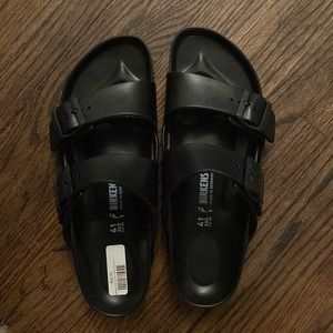 Birkenstock Arizona Essentials EVA Sandals Slides Black Brand New